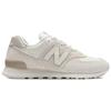 New Balance Nb 574 Comfortable Versatile Shock Absorption Low Top Casual Shoes Unisex Sneaker White Gray Brown U574NBS