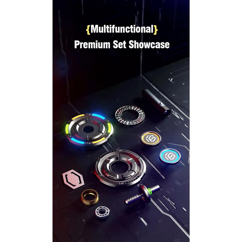 3 в 1 EDC Металлическая толкающая карта Ручной спиннер Монета Папа Взрослые Креативные Игрушки-непоседы для мужчин Новые Подарки для снятия стресса