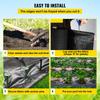 Garden Weed Barrier Fabric, 5.8 OZ Heavy Duty Landscape Fabric, 4ft x 100ft Weed Block Control for Garden Ground Cover, Woven Geotextile Fabric for