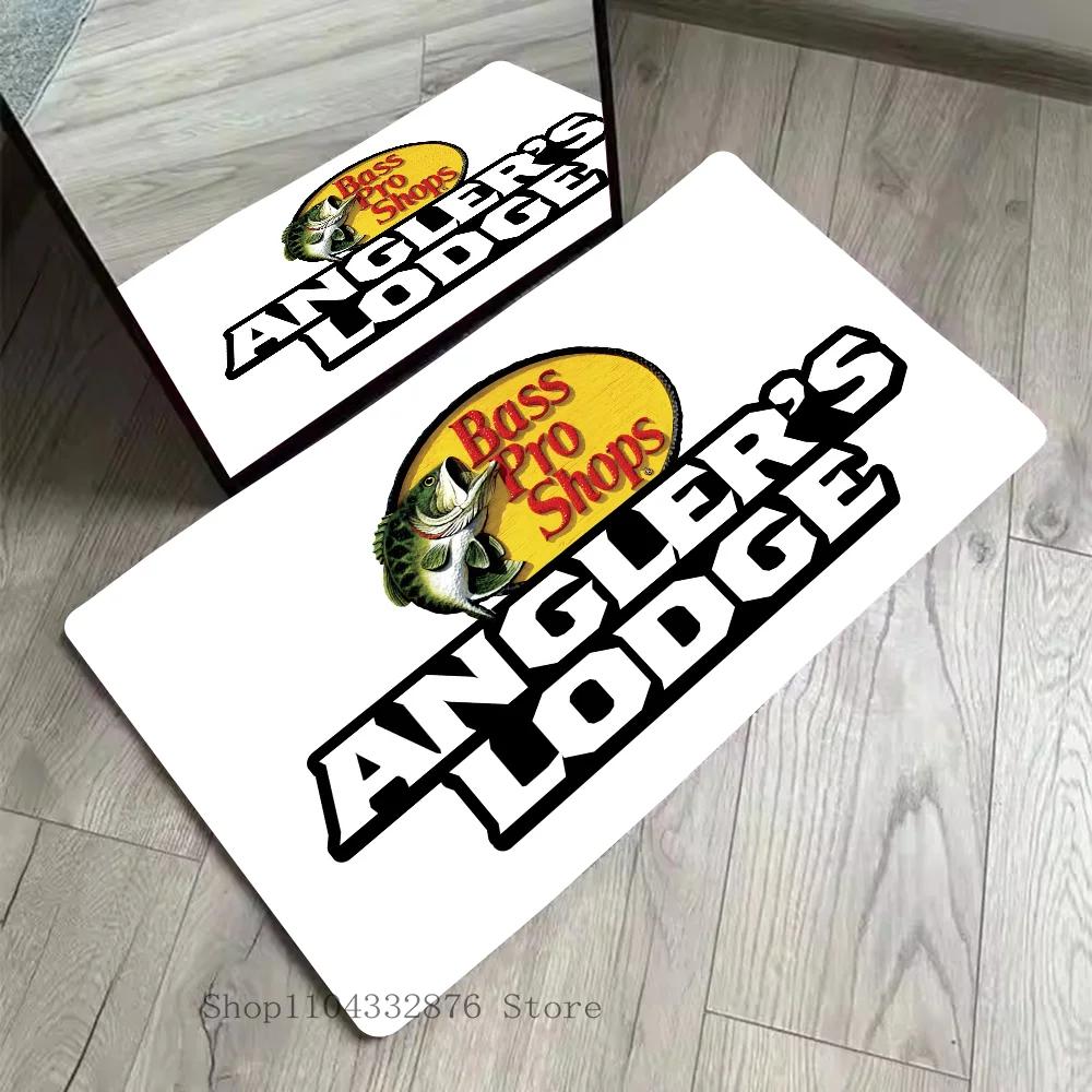 VIKAMA Bass Pro Shops Floor Mat Absorbent Non-Slip Area Rug Home Decor Kitchen Bathroom Carpet Doormat Fishing Hunting Theme