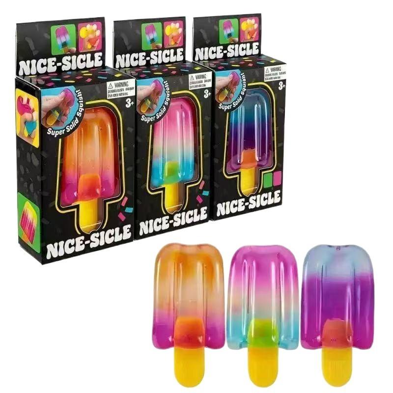 Schylling Needoh Nice Cube Сенсорный Nice-Sicle Снятие Стресса Мягкий Куб Противотревожный Сжимаемый Предмет для Концентрации Популяция С СДВГ