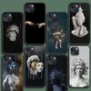 Чехол для телефона с абстрактным рисунком в виде статуи для iPhone Xiaomi Mi Samsung Galaxy Redmi Note AS 11 12 13 14 15 22 23 24 5G Pro Plus Max Fe Ultra