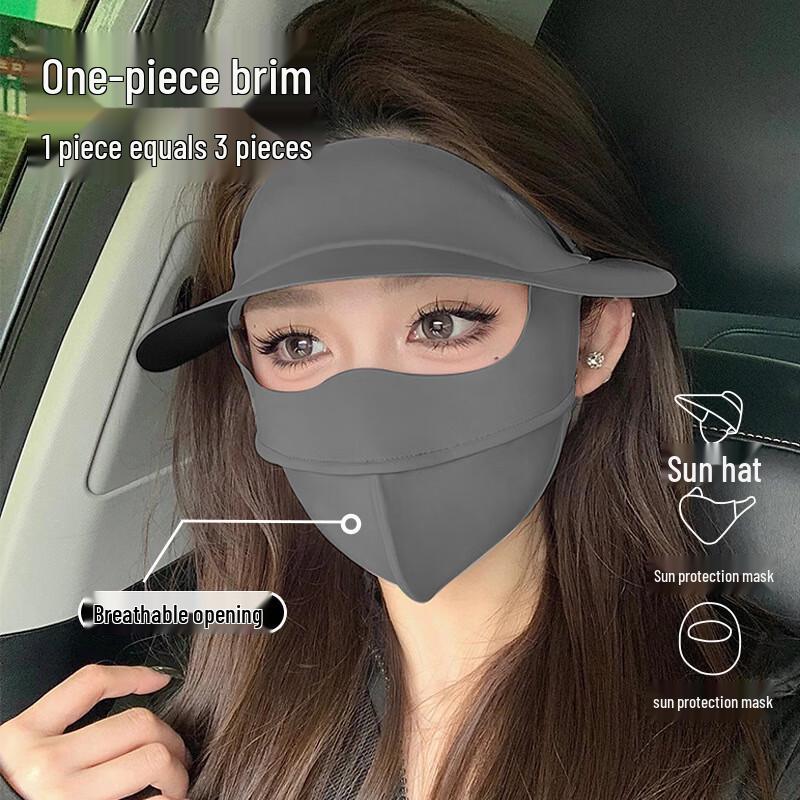 Detachable Full-Face Mask Hat with Neck Guard