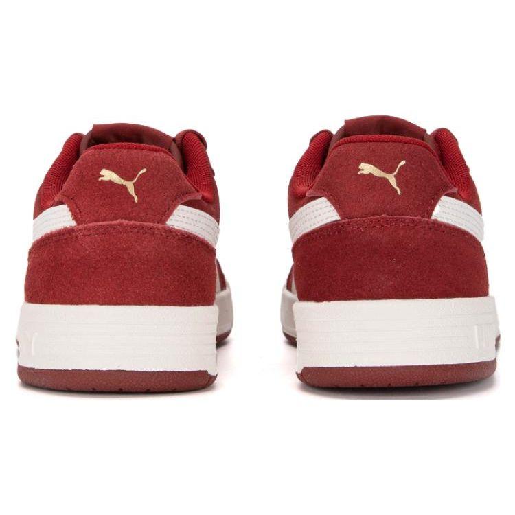 Puma Caracal Sd Low Top Sneakers Unisex Sneakers White Red 370304-25
