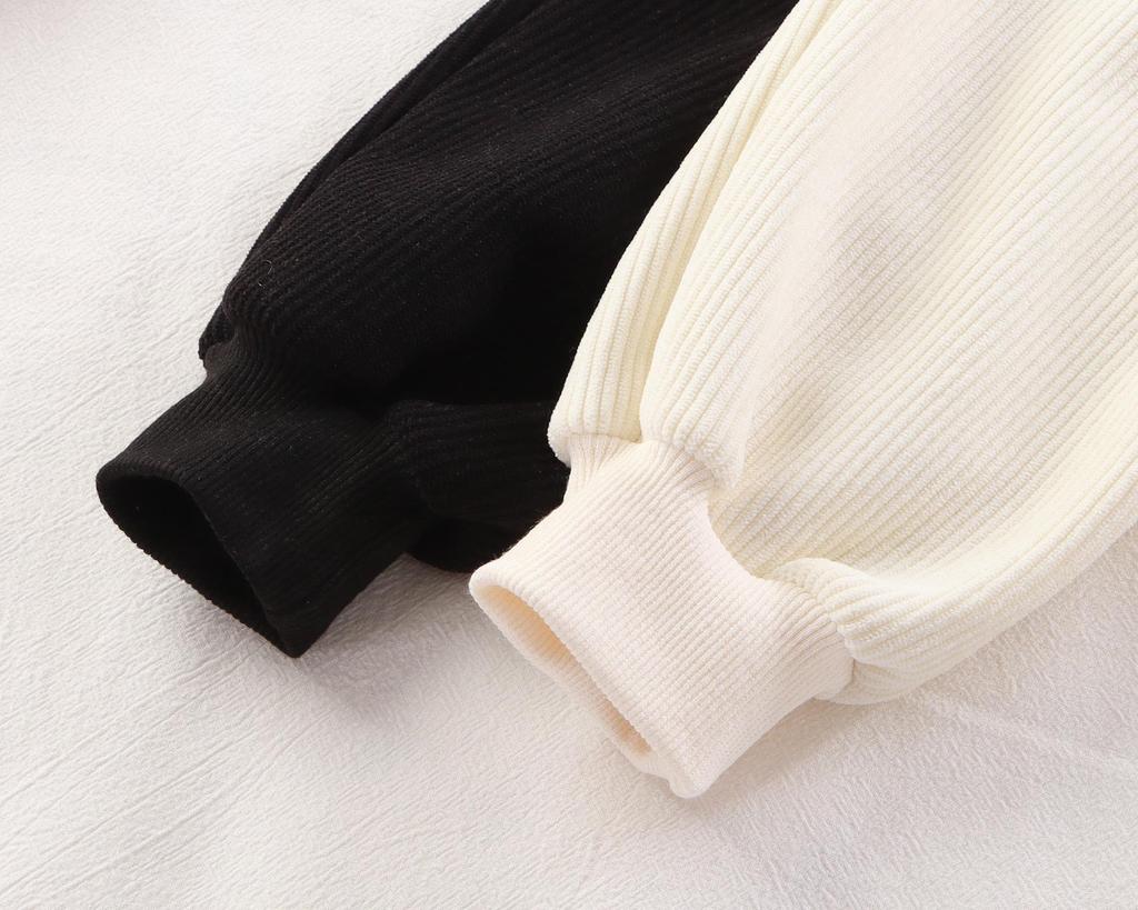 Детские ребристые полосатые брюки - осенне-зимние вельветовые брюки с длинными штанинами для мальчиков и девочек