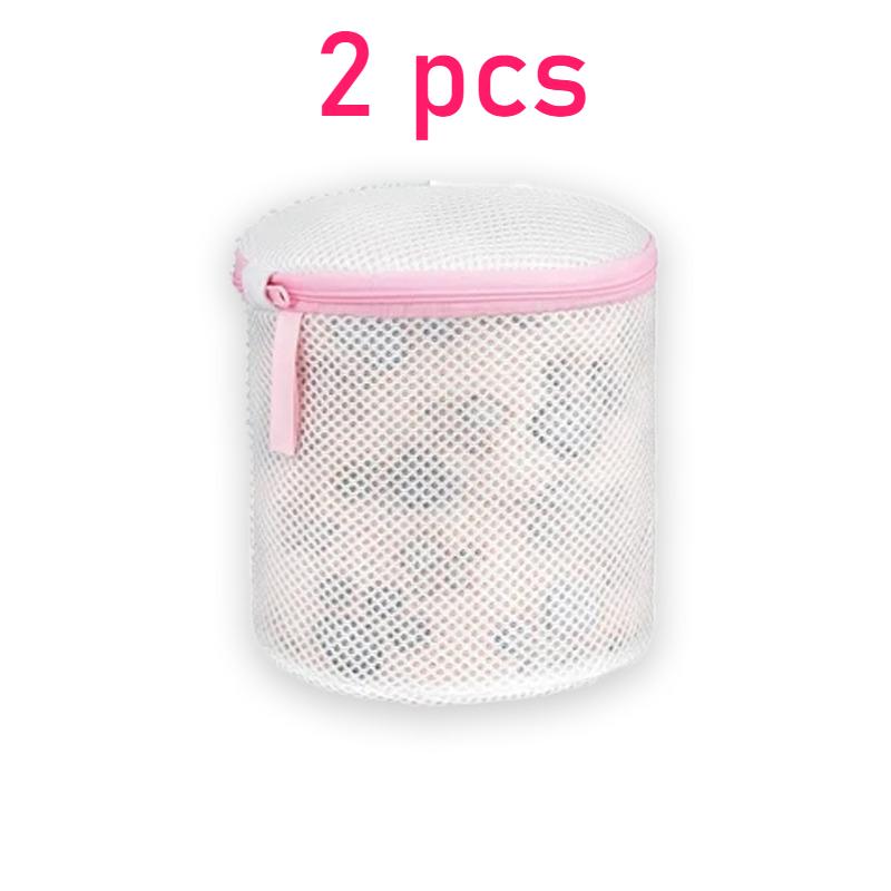 Transparent Zippered Fine Mesh Laundry Bag with Pocket, Reusable Travel Storage Organizer for Shirts, Bras, Socks, Stockings