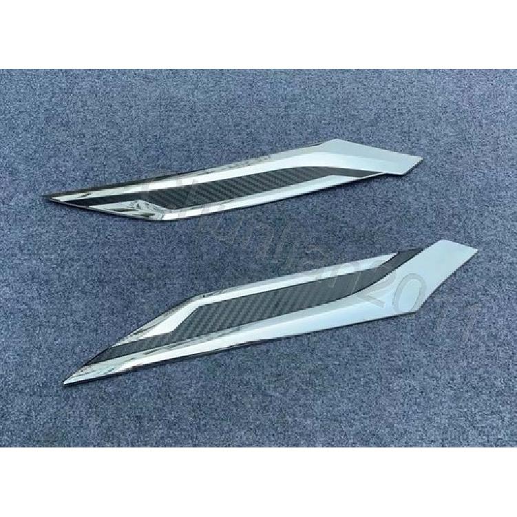 Front Eyebrow Side Stripe Panel Cover Trim for - Toyota RAV4 Garnish
