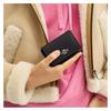 Coach Кошелек женский regular, бренд Micro 11, золотой логотип, застежка-кнопка, кожаный, цвет грецкий орех с черным, грецкий орех с черным