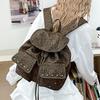 Легкий рюкзак женский осенне-зимняя мода отдых большая вместимость леопардовый принт универсальный рюкзак маленькая школьная сумка