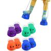 FRCOLOR Pakapoko Stilts for Set of 4 Pokkuri Balance Game for Outdoor Elementary School Students X Green X Orange X Purple X Kids, Pairs, Stilts,