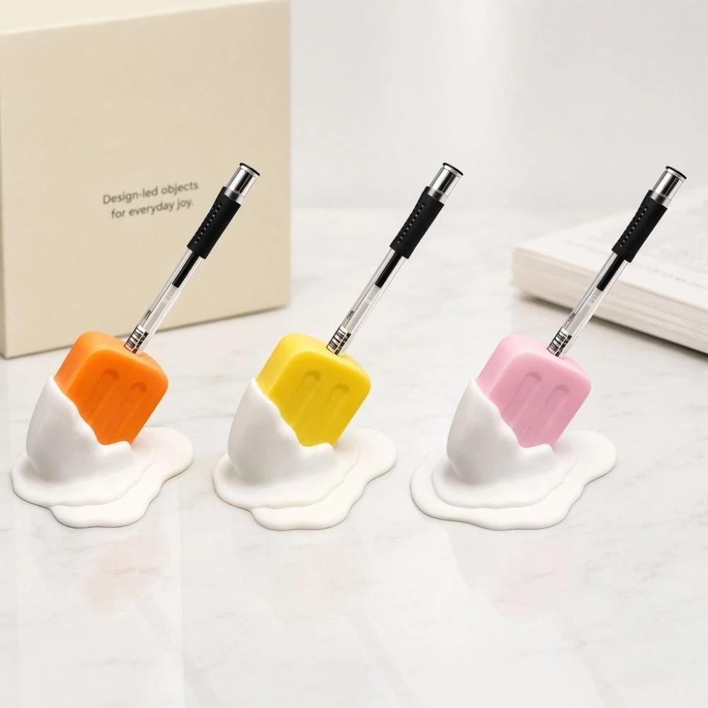 3D Printed Ice Cream Pencil Holder Funny Desktop Ornaments Multi-use Pen Rack Office Desktop