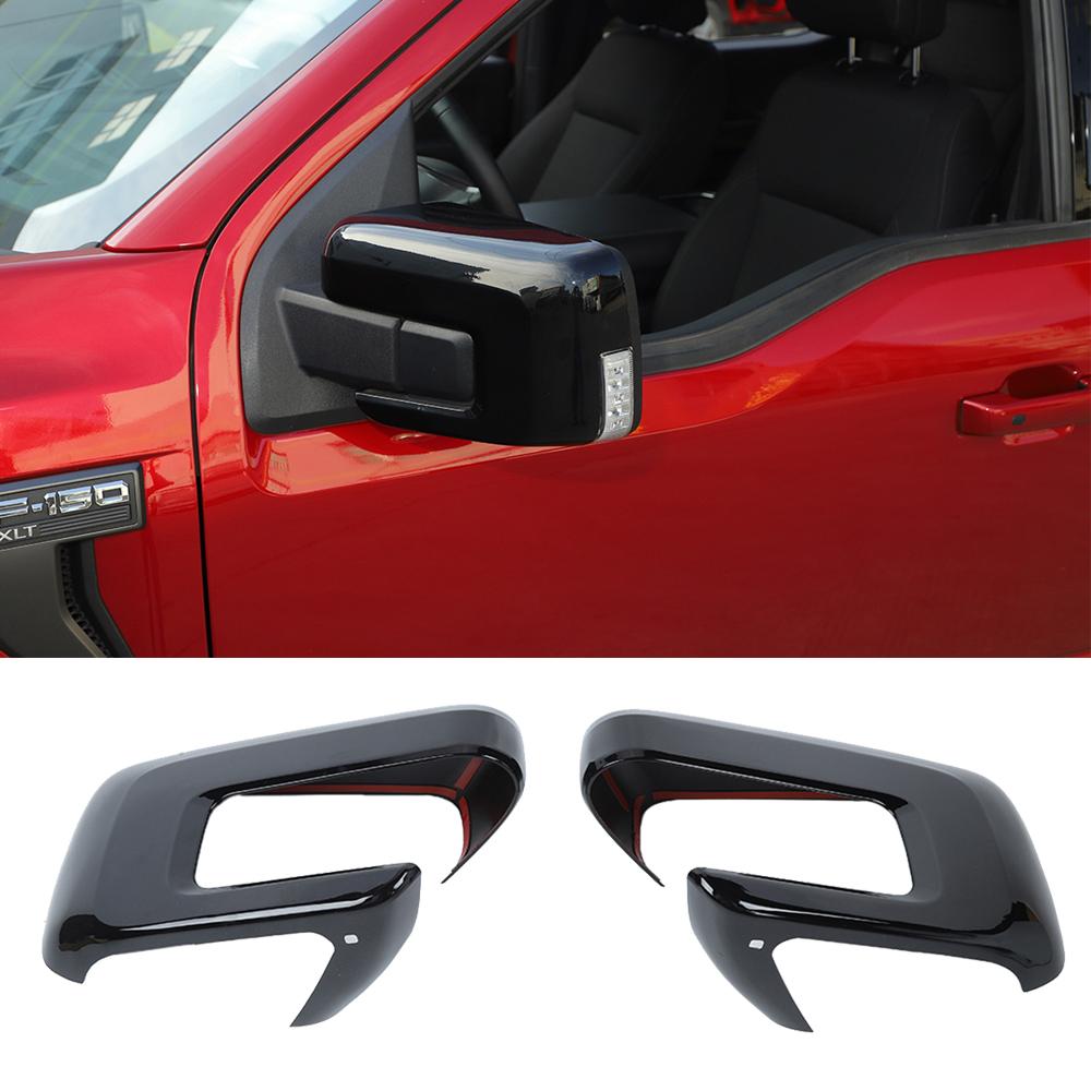 Автомобильный вид сзади, боковая дверь, зеркало заднего вида, декоративная крышка, рамка, накладка для Ford F150 F-150 2022, экстерьер