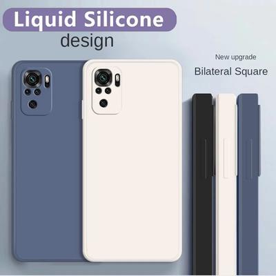 Квадратный жидкий силиконовый мягкий чехол для телефона для Xiaomi Redmi Note 10 10S 10s 4G 6,43 дюйма, чехол для Xiaomi Redmi Note 10 Pro Max 4G 6,67 дюйма