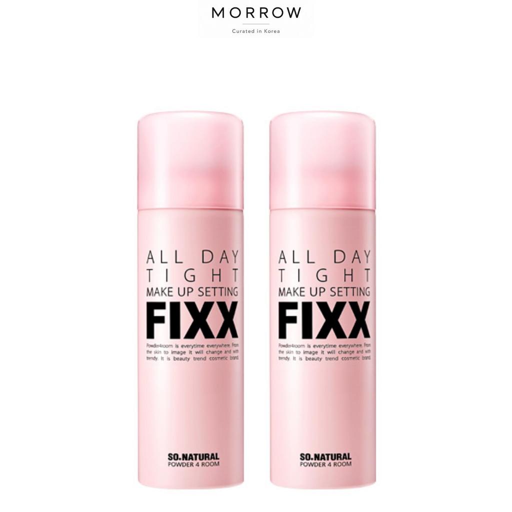 SO NATURAL Фиксатор макияжа на весь день Fixx Стойкий фиксатор макияжа 35 мл / 75 мл / 100 мл (Тип без газа)