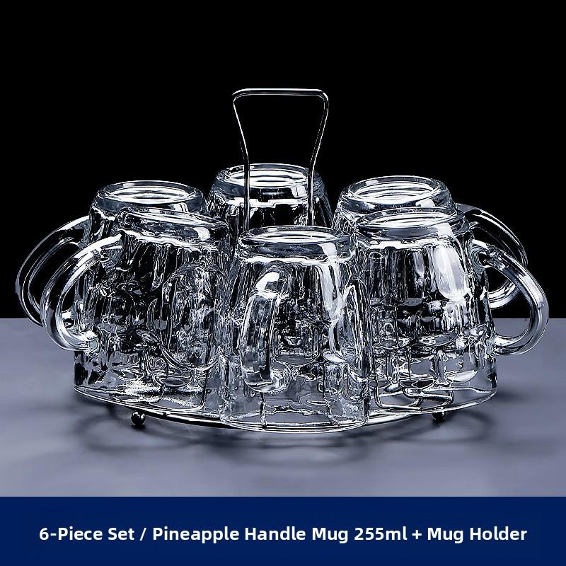High Temperature Resistant Glass Cup Set for Home Use Guest Drinking Tea Juice Beer White Wine Cup New Model Transparent roun...