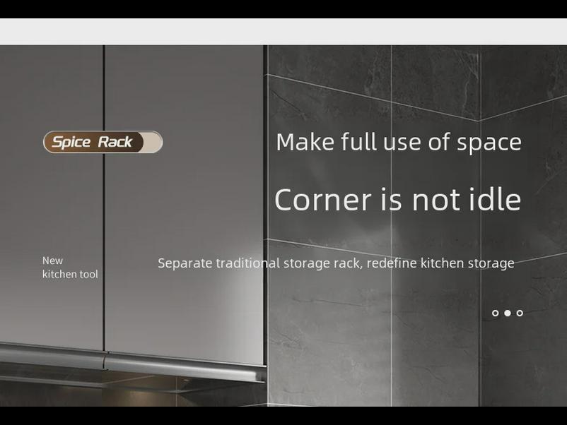 Multi-Layer Stainless Steel Kitchen Spice and Pot Rack