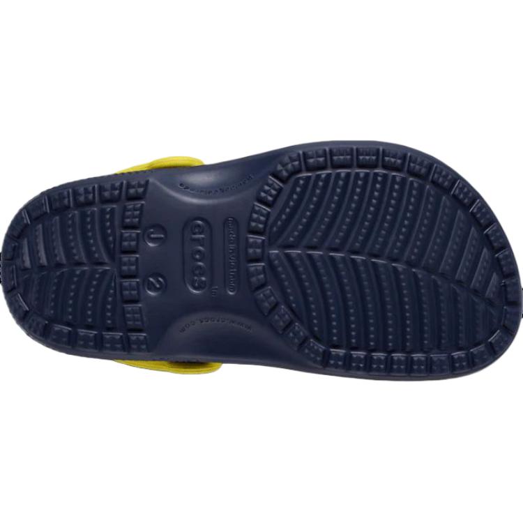 Crocs Classic Clog Comfortable Supportive Low Top Kids Sandals Kids Sandals White Yellow 211258-100