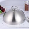 Купольная крышка для бургеров, крышки для плавящегося сыра, колпак для сковороды, пресс для тарелки с едой, помощник для смазывания, защитные купола из нержавеющей стали