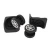 2pcs Luggage Wheels Replacement Locking 360 Degree Rotation Quiet Operation Flexible Universal