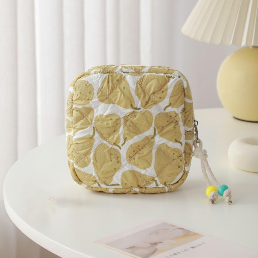 Принт Цветочный Косметичка Органайзер для Губной Помады и Макияжа Чехол Сумочка для Хранения Гигиенических Прокладок Дорожная Сумка для Хранения Наушников и Монет