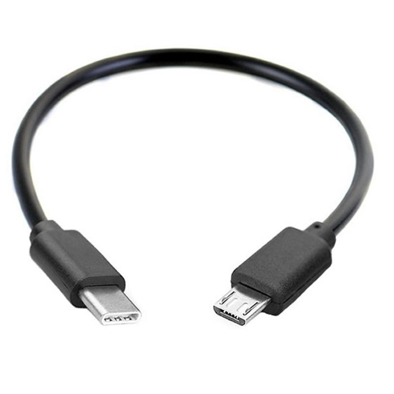 30cm Type C to Micro USB Male Sync Charge OTG CHARGER Cable Cord Adapter For Phone Huawei Samsung Xiaomi Usbc Wire