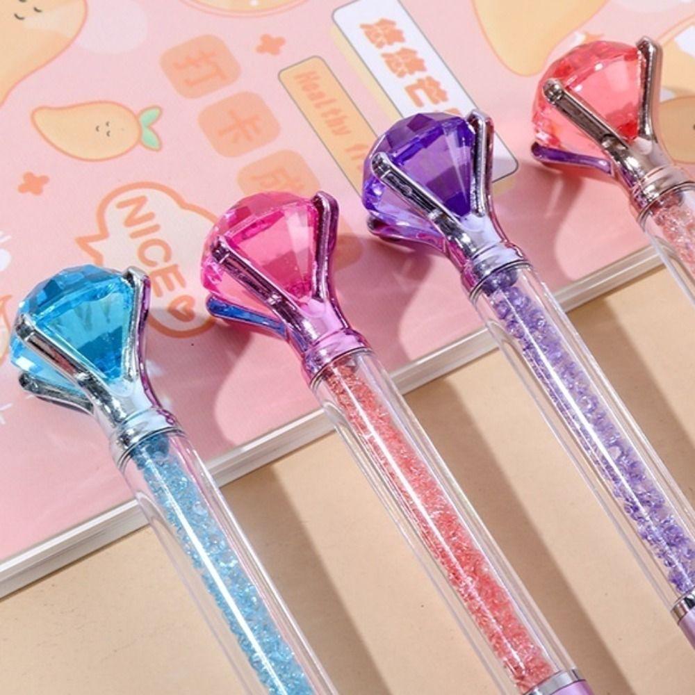 Student Gifts Big Diamond 4Colors Diamond Pen Creative Metal Ballpoint Pen