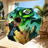 Ben 10 Cartoon Print Automatic Open Close Umbrella, Portable Foldable Umbrella, for Outdoor Commute Camping Trip, Ideal Birthday Gift