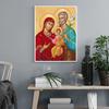 Семейный постер Святой Девы Марии Панагия Бытие Иисуса, холст, картина, принт, православная христианская картина для комнаты, настенный художественный декор