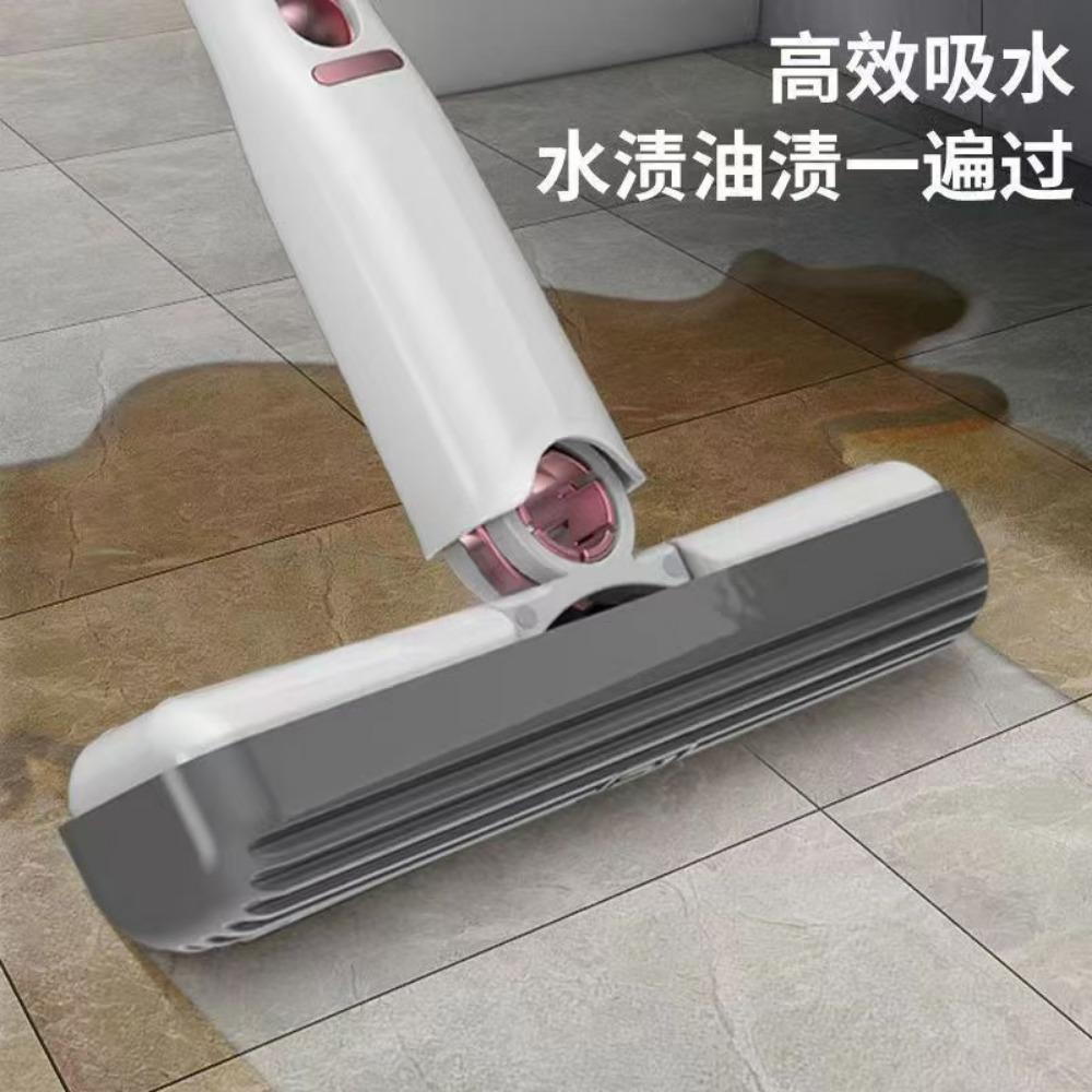 Мини-швабра с функцией самоотжима, мощная складная бытовая чистящая утварь, не требует ручной стирки, прочная впитывающая швабра для ванной комнаты, кухни, рабочего стола