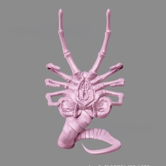 Alien Facehugger Phone Stand 3D Printed 18cm Sci-Fi Decor Figure Stable Dock for Hands-Free Viewing Unique Gift for Alien Fans And Enthusiasts