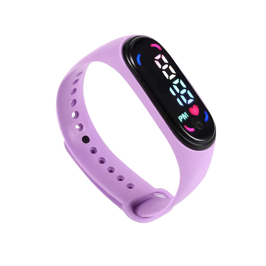 Часы для взрослых и детей с сердечком, электронные часы с героями мультфильмов, водонепроницаемые электронные часы