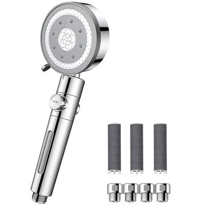 Doyeemei Micro Nano Bubble Shower 5 3D Угол Экономия воды Высокий уровень воды Остановка воды при ультратонкой воде Высокая степень очистки Хлор Поры Грязь Мягко воздействует на кожу головы