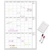 Undated 3 Month Erase Wall Calendar – Reusable Planning Board For Home 1ml