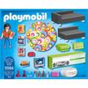 PLAYMOBIL - Playmobil City Life - Salon Moderne - Canapé d'angle confortable - Accessoires inclus