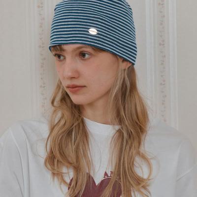 ШАПКА ANOETIC С ПОЛОСКОЙ И ЛОГОТИПОМ, СИНЯЯ