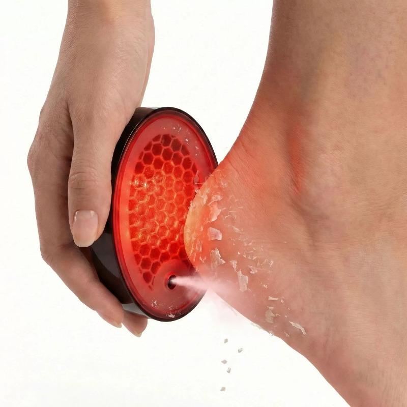 Removedor de callos eléctrico con luz LED, pulidor de pies recargable para piel muerta y cuidado