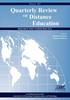 The Quarterly Review of Distance Education V. 8, Issue 1, 2, 3, & 4 : Research That Guides Practice Book