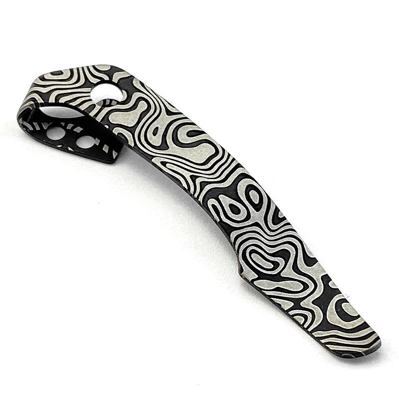 Новый титановый сплав задний зажим для ножа Cld Steel 29TLCC DIY аксессуары индивидуальный складной карманный нож задний зажим для талии инструмент