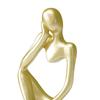 Resin Thinker Sculpture Creative Home Figurine Birthday Gifts Hollow Statues