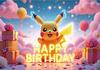 Pokemon Pikachu Backdrops Children Birthday Party Decor Photography Background Baby Shower Banner Booth Props Party Supplies