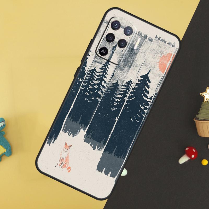 Летняя Ночь Чехол Для Oppo A96 A76 A16 A17 A57 A60 A40 A80 A18 A38 A58 A78 A98 A15 A54 A74 A94 A6 A5 Pro