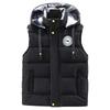 Hooded Men Autumn Sleeveless Jacket for Men Fashion Warm Hooded Male Winter Vest Light Plus Size Mens Work Vest Waistcoat