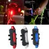 Bike Light Portable USB Rechargeable Tail Rear Safety Warning Light Taillight