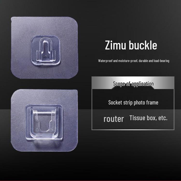 Многослойная клейкая настенная полка для хранения с прозрачными крючками для ванной комнаты