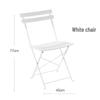 ZISIZ Outdoor Folding Balcony Table and Chair Set