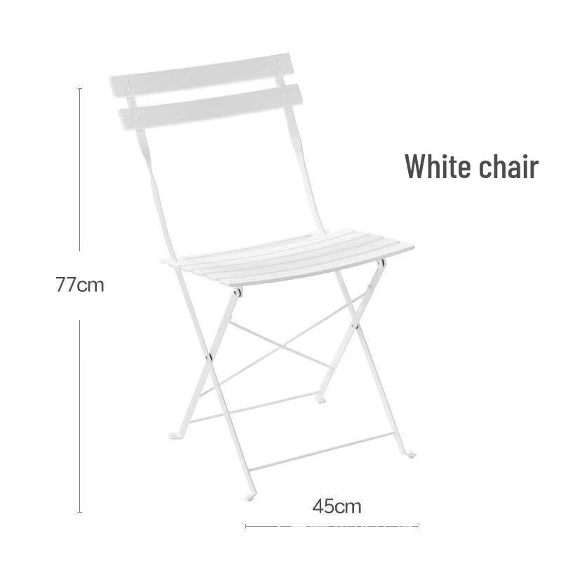 ZISIZ Outdoor Folding Balcony Table and Chair Set