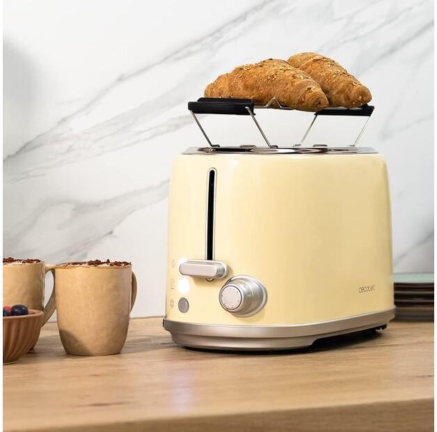 Toaster Cecotec 03232 Toast & Taste Retro 1000 Beige