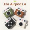 3D Креативный чехол для камеры Airpods Pro2 Защитный чехол для беспроводных наушников Bluetooth для Airpods 4 поколения Чехол с брелком