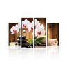 4Pcs Butterfly Orchid Flower Print Room Wall Decor Modern Paintings No Frame