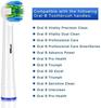 Replacement Brush Heads Compatible with Oral  Electric Toothbrush - Floss Toothbrush Head Fits for Oral B Pro